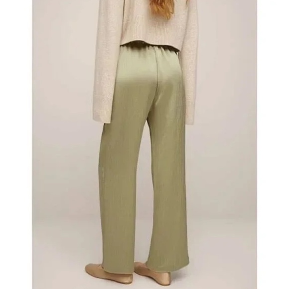 Reformation Olina crinkle satin pants L New - Picture 2 of 5